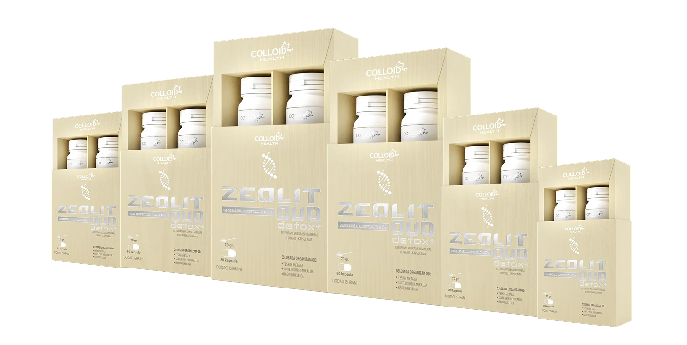 Zeolit Duo Detox - 4 pakovanja