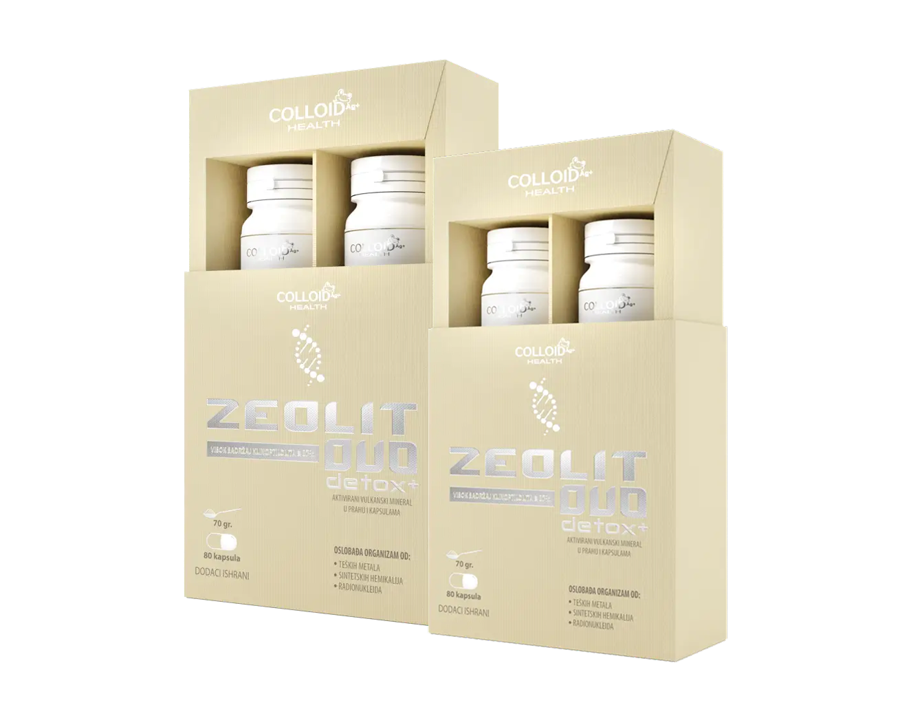 Zeolit Duo Detox - 2 pakovanja