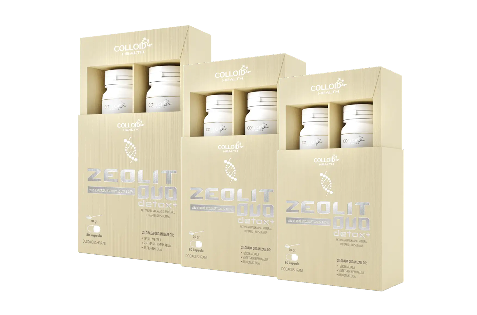 Zeolit Duo Detox - 3 pakovanja